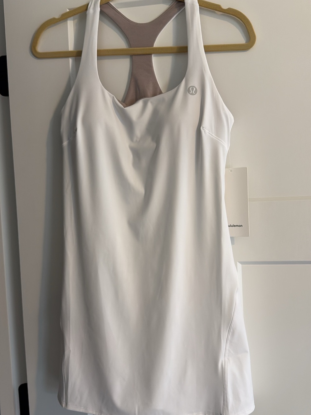 NWT lululemon Size 8 White Athletic Dress